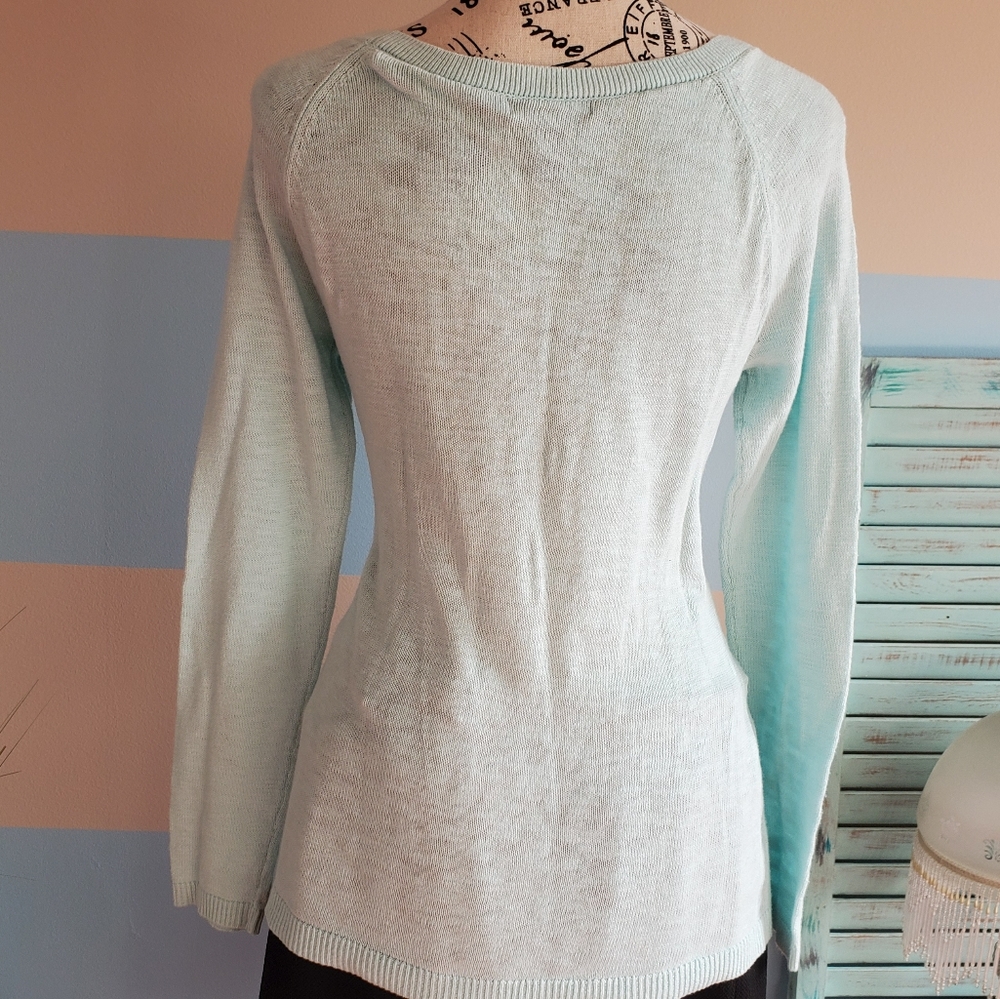GAP Long Sleeve Swoop Neck Sweater - Picture 4 of 5